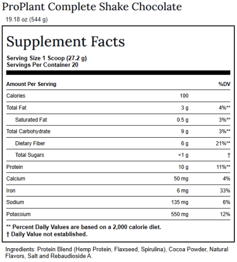 ProPlant Complete Shake (Chocolate)