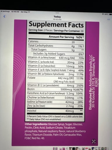 Hair Vitamin Gummies