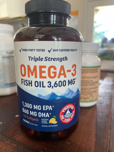 Triple Strength Omega-3 Fish Oil 3,600 mg