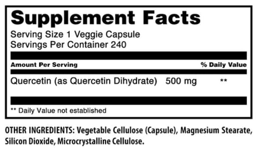 Quercetin 500 mg