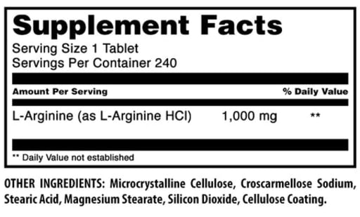 L-Arginine 1000 mg