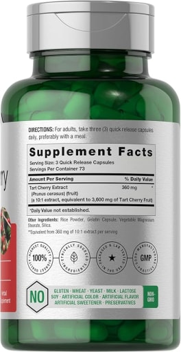 Tart Cherry 3600 mg