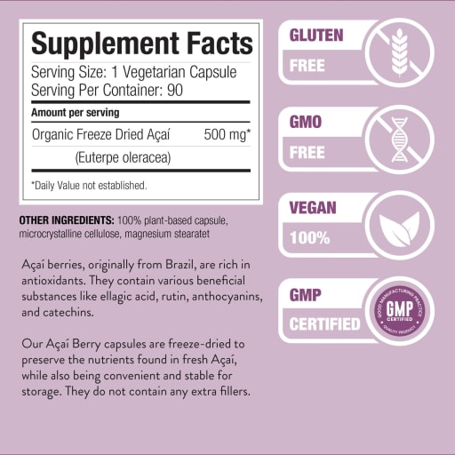 Acaí Berry 500 mg