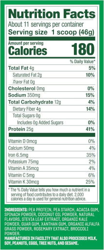 Original Protein + Greens (Creamy Vanilla)