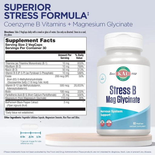 Stress B Mag Glycinate