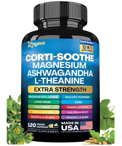 Corti-Soothe Magnesium Ashwagandha L-Theanine Extra Strength