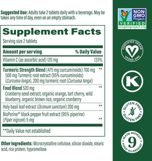 Turmeric Curcumin Whole Body 475 mg