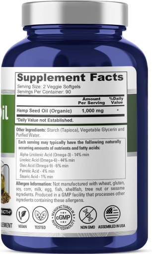 Hemp Seed Oil 1000 mg