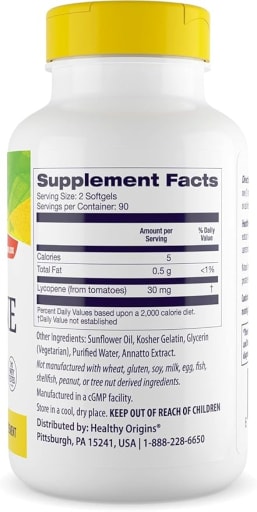 Natural Lycopene 15 mg