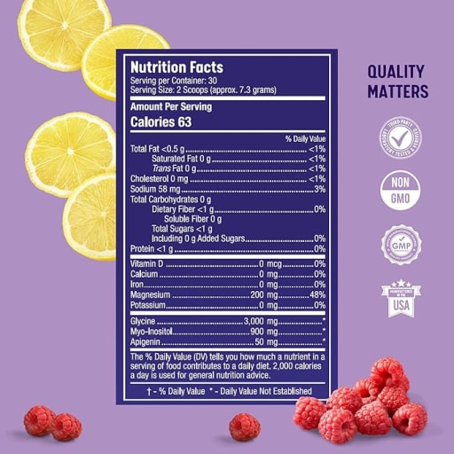 Natural Sleep Formula (Raspberry Lemon)