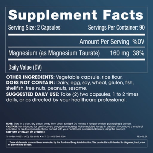 Pure Magnesium Taurate