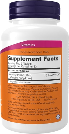 TMG Betaine - 1,000 mg