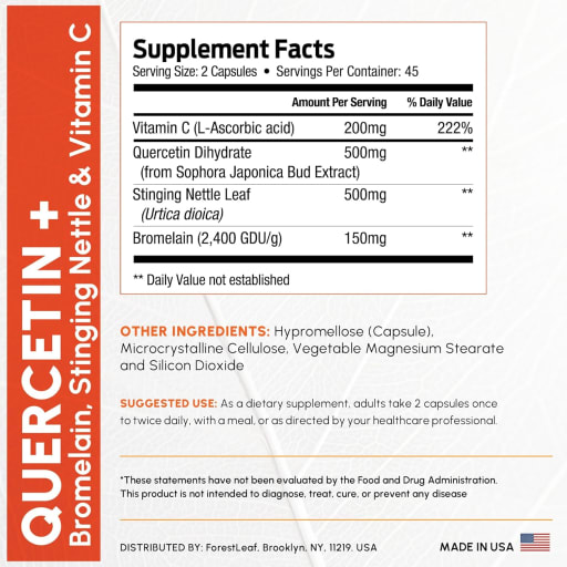 Quercetin Bromelain