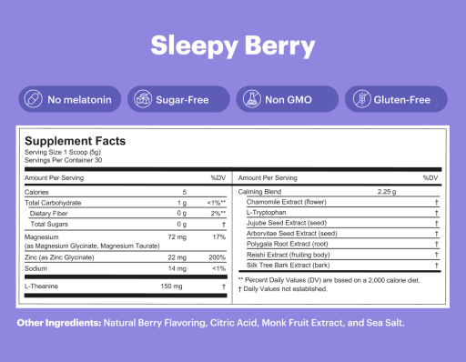 Night Time Superfoods (Sleepy Berry)