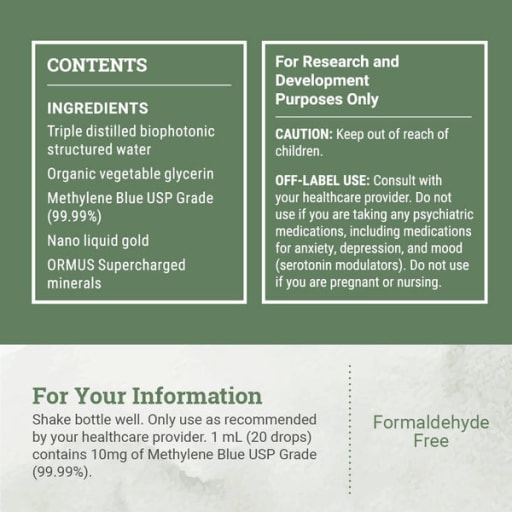 USP Grade Ultimate Methylene Blue