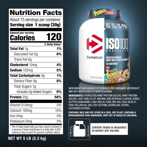 ISO100 Whey Protein Isolate (Fruity Pebbles)