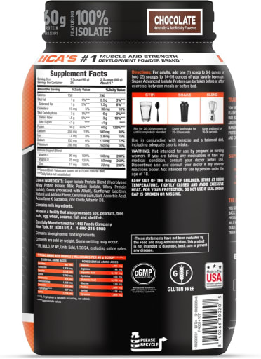 Super Advanced Isolate Protein (Chocolate)