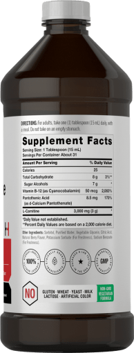 Liquid L-Carnitine 3000 mg