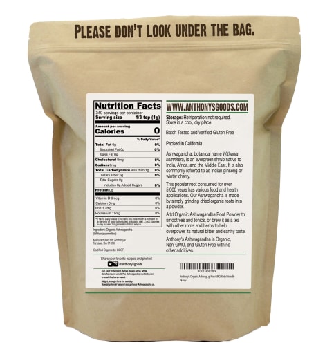Organic Ashwagandha Root Powder