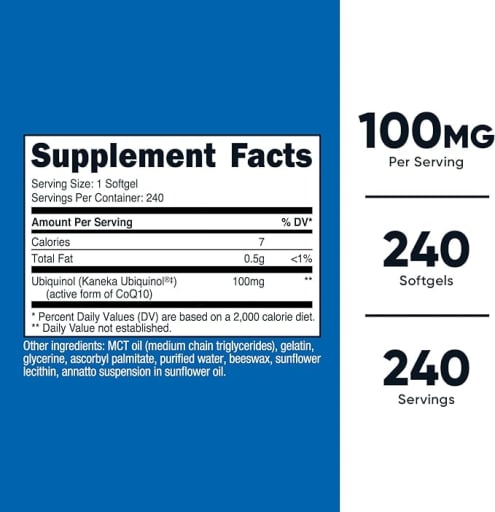 Ubiquinol 100 mg