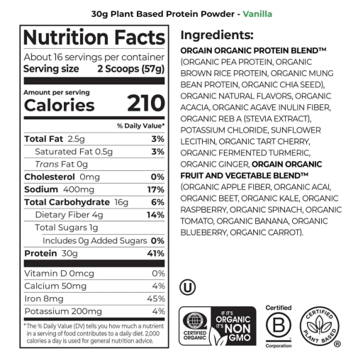 Plant Protein Powder (Vanilla)