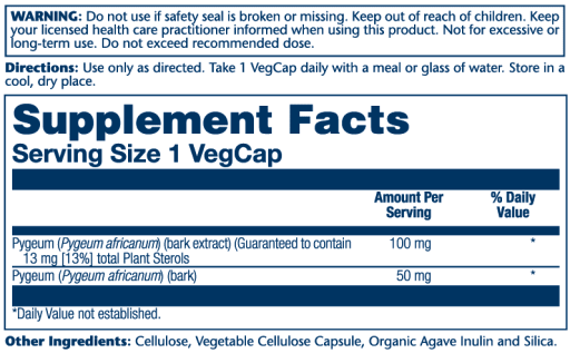 Vital Extracts Pygeum 100 mg