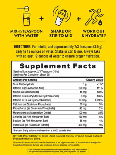 Electrolyte Hydration + B Vitamins (Lemon)
