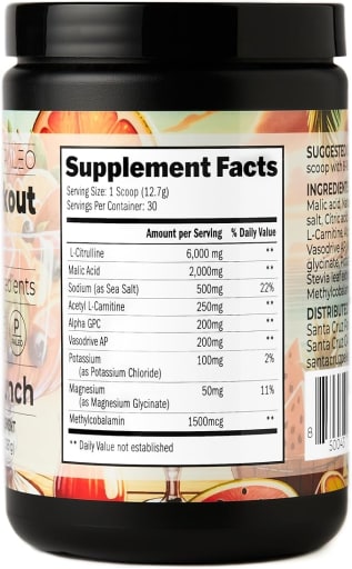 Pre-Workout Powder (Island Punch)