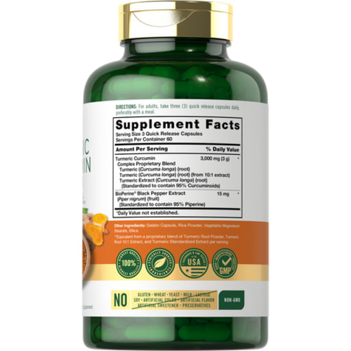 Turmeric Curcumin Complex 3000 mg