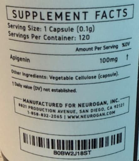 Apigenin 100 mg