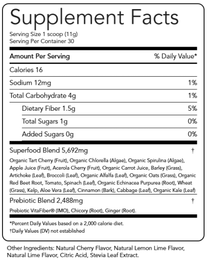 Super Greens Mix (Cherry Limeade)