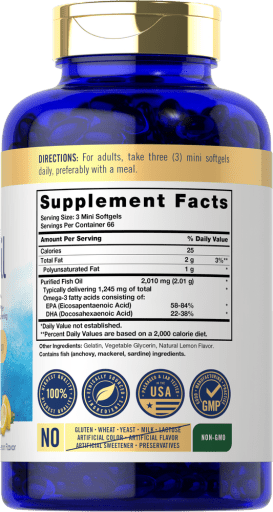 Mini Omega-3 Fish Oil 2010 MG