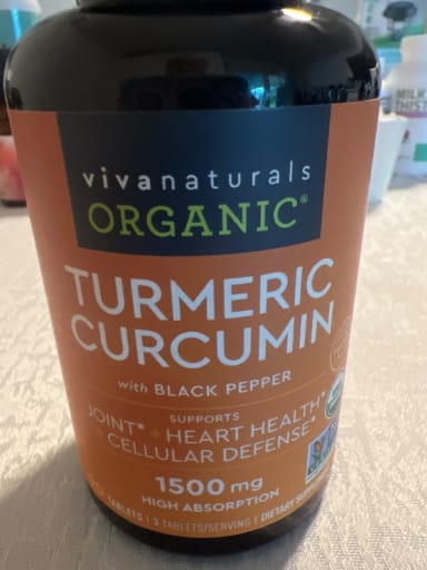 Organic Turmeric Curcumin with Black Pepper
