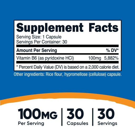 Vitamin B6 100 Mg