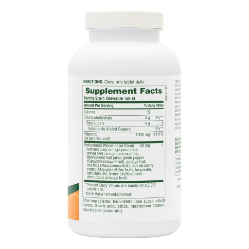 Orange Juice Vitamin C 1000 mg Chewables