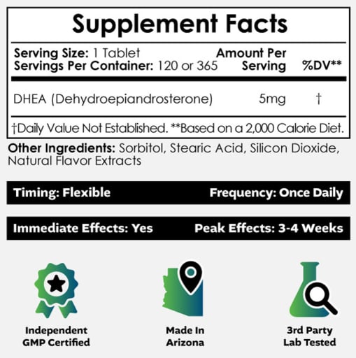 DHEA Tablets 5mg