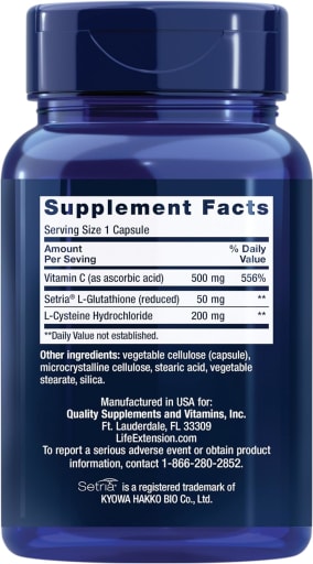 Glutathione, Cysteine & C