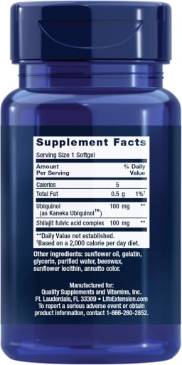 Super Ubiquinol CoQ10 with Enhanced Mitochondrial Support 100 mg