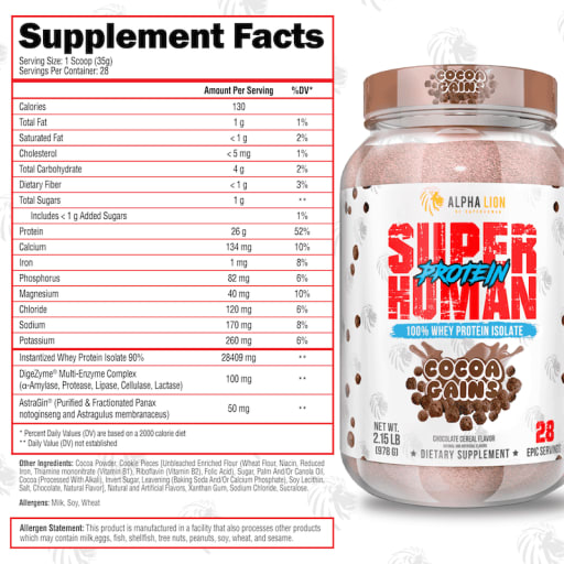 SuperHuman Protein (Cocoa Gains)