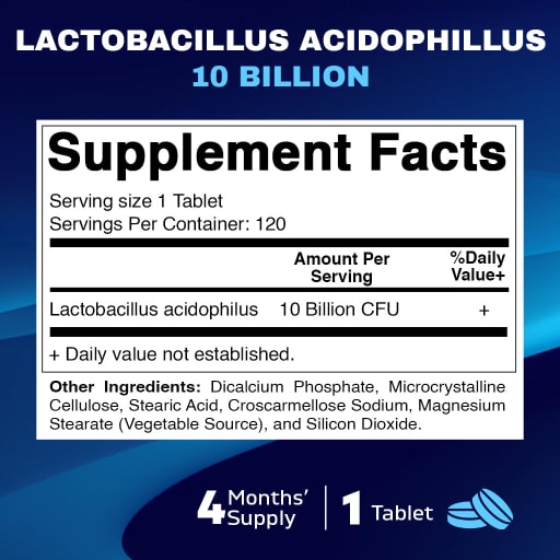 Acidophilus Probiotic 10 Billion CFU