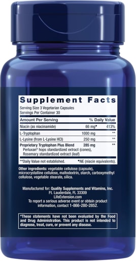 Optimized Tryptophan Plus