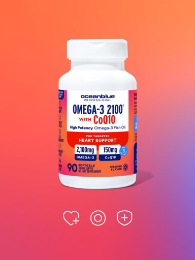 Omega-3 2100 with CoQ10 (Orange)