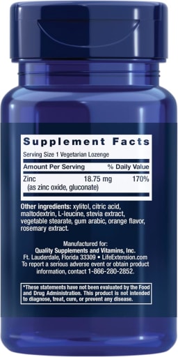 Zinc Lozenges (Citrus-Orange)