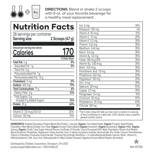 Life Shake Plant Protein (Rich Chocolate)