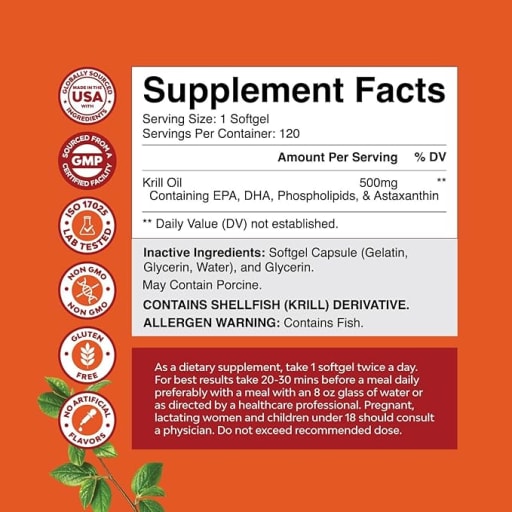 Antarctic Krill Oil 500 mg