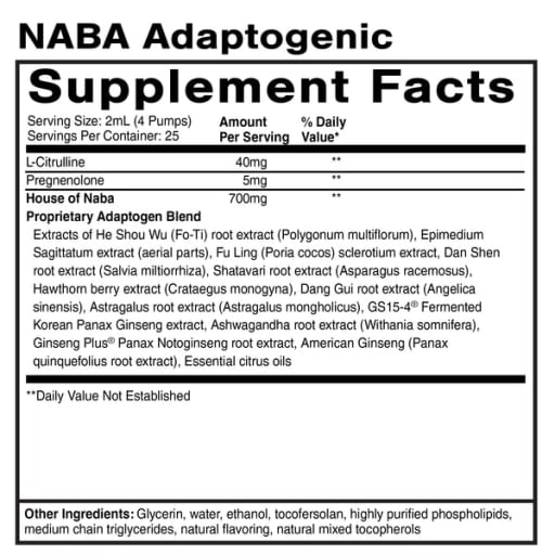 Adaptogenic Black Label