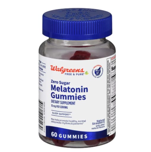 Zero Sugar Melatonin 10 Mg Gummies (Strawberry)
