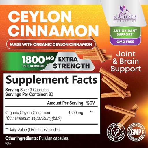 Ceylon Cinnamon Capsules