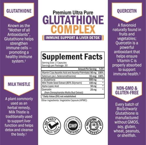 Premium Ultra Pure Glutathione Complex