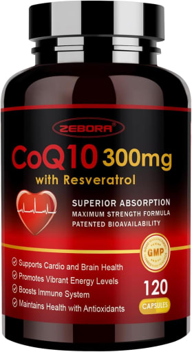 CoQ10 300 mg with Resveratrol